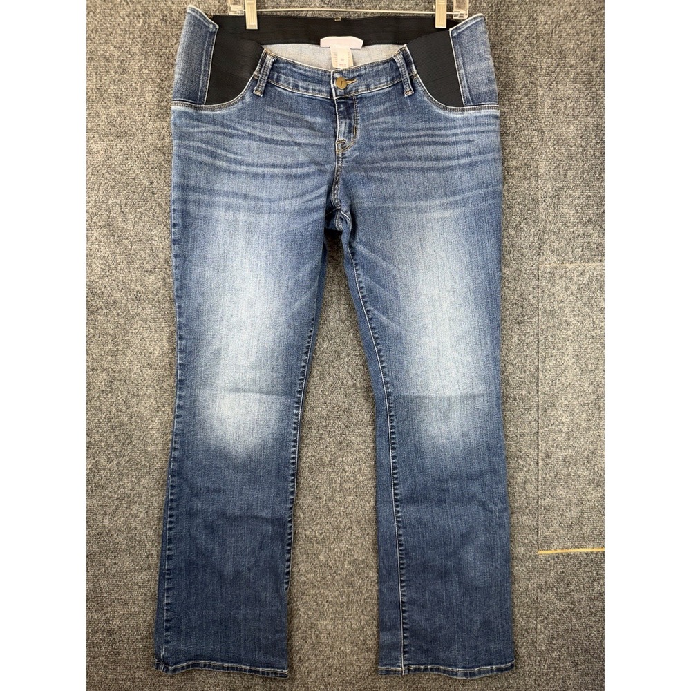 Isabel Maternity By Ingrid & Isabel Jeans Blue Size 12 Denim Skinny Bootcut